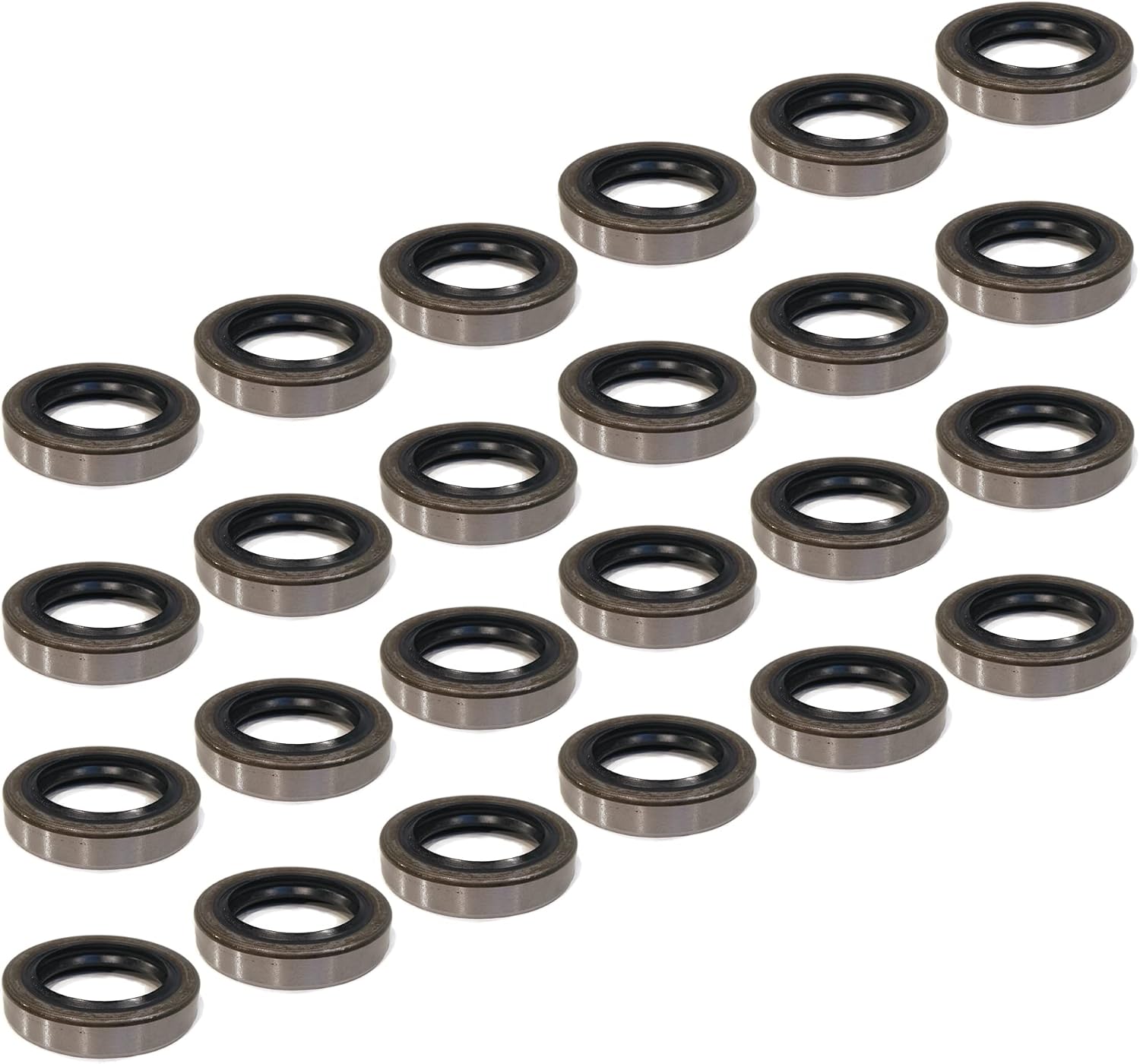 The ROP Shop 24 Pack - Double Lip Grease Seal 1.719" x 2.565" for Dexter 10-19, 010-019-00