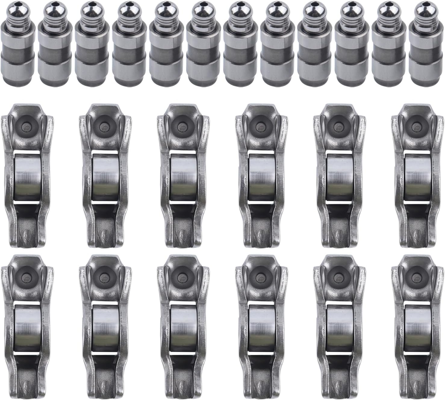 Rocker Arm and Valve Lifter Kit 24PCS Set FIT 2011-2023 Chrysler 200 300, Dodge Challenger Charger Journey, Jeep Wrangler Grand Cherokee 3.6L Pentastar V6, Replaces 5184296AH 5184332AA