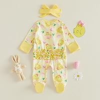 Vista 5 de Kuriozud - Mameluco para recién nacido, unisex, con pie, de una pieza, pijama, mameluco para bebé