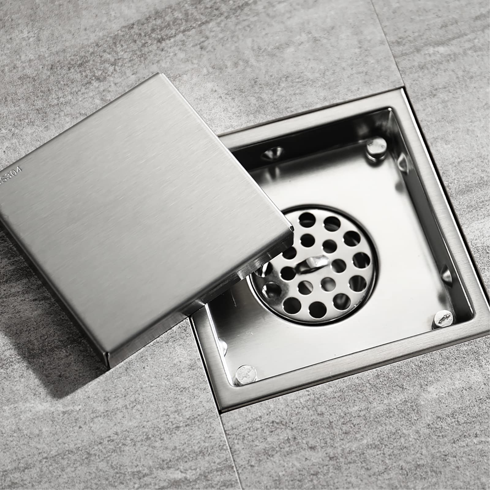 Drain de Douche en Acier Inoxydable 304