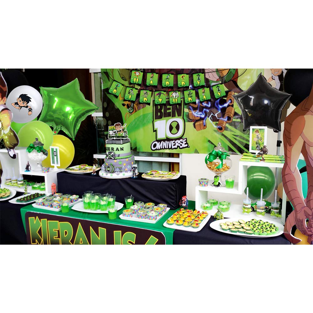Decorations For Ben 10 Birthday Party Supplies Party Theme Banners |  Desertcart Seychelles, image size:1000x1000