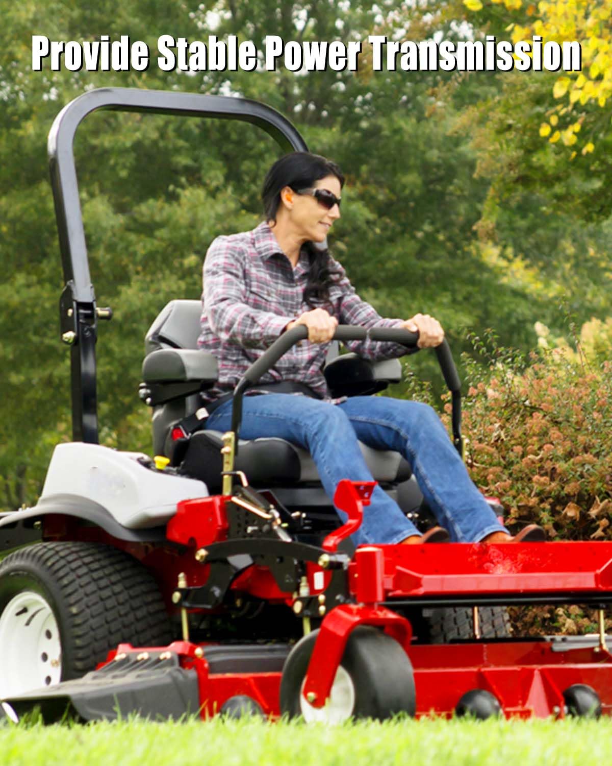 Deck Belt 5/8" x 159" Fit for Ferris 5103929 5103753 Husqvarna 510201201 539106884 AYP 106884 Toro 99-3904, Lawn Mower Drive Belt with 48" Deck