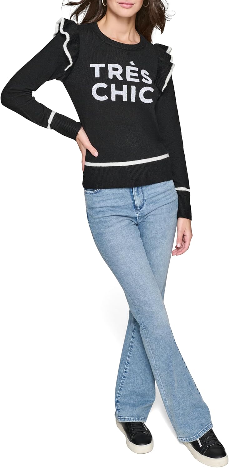 Karl Lagerfeld Women's Soft Everyday Sweater