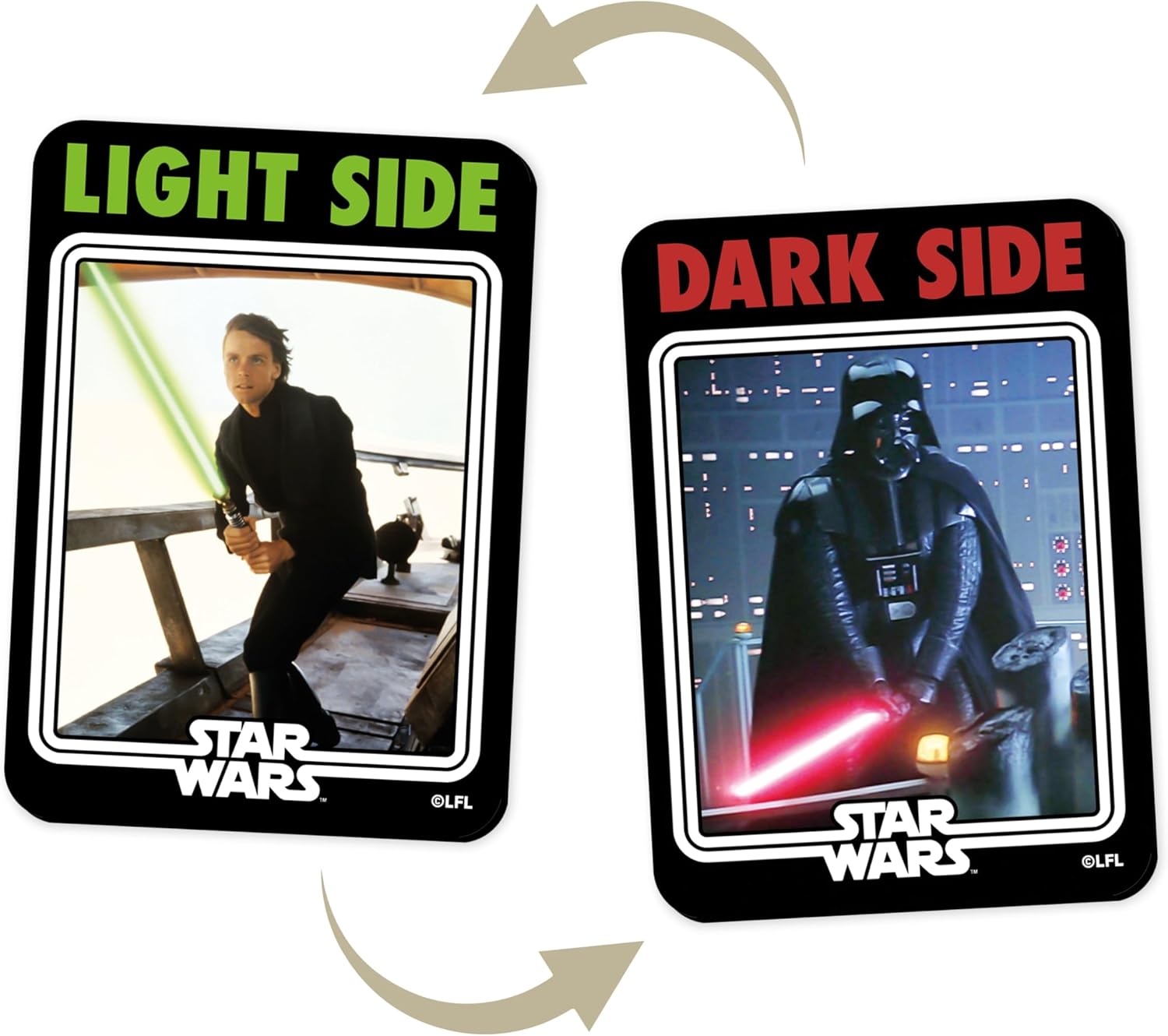 Aquarius Star Wars Dishwasher - 'Light Side' & 'Dark Side' Double Sided Clean Dirty Magnet Sign Indicator - Officially Licensed Star Wars Merchandise & Collectibles