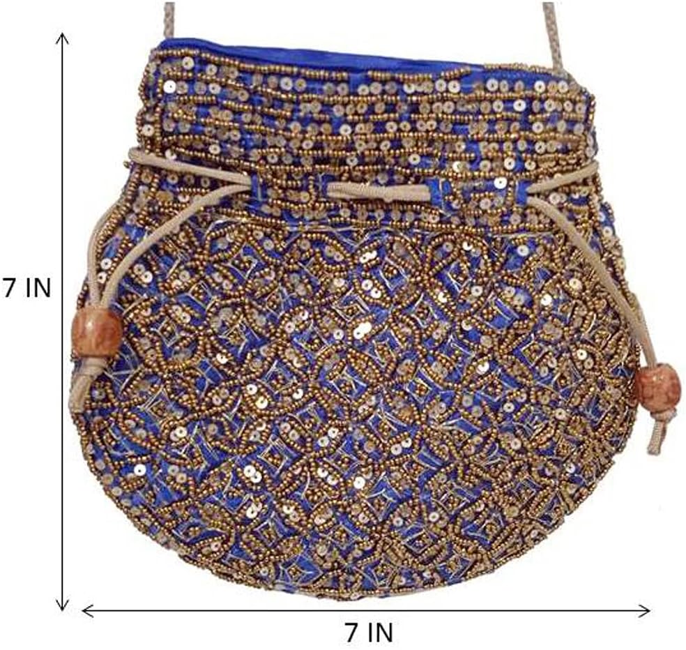 Purpledip Potli Bags Drawstring Purse (Potli02$)