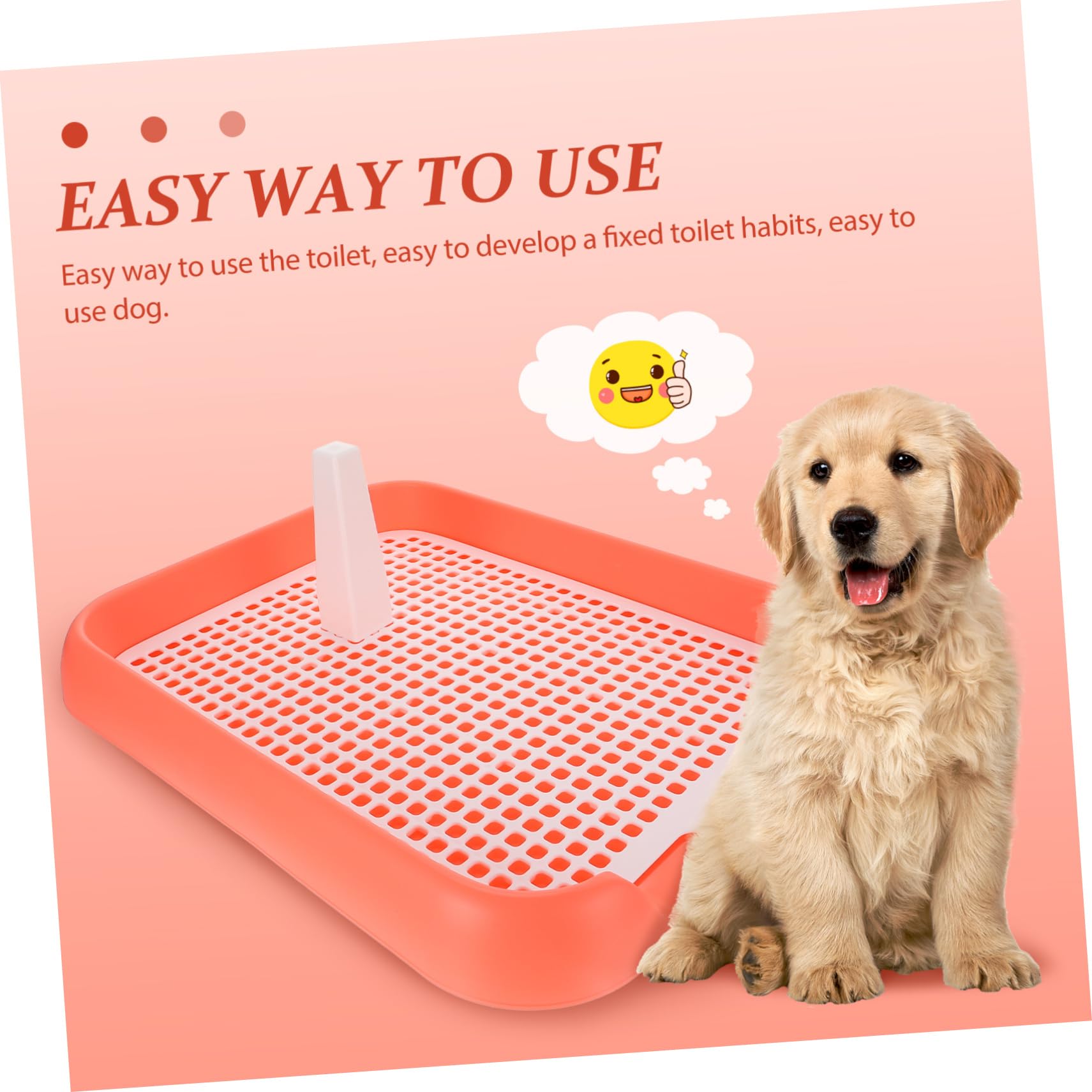 COSMEVIVI Tray Toilet for Dogs Pet Supply Mesh Pet Toilet Puppy Sit Pad Easy to