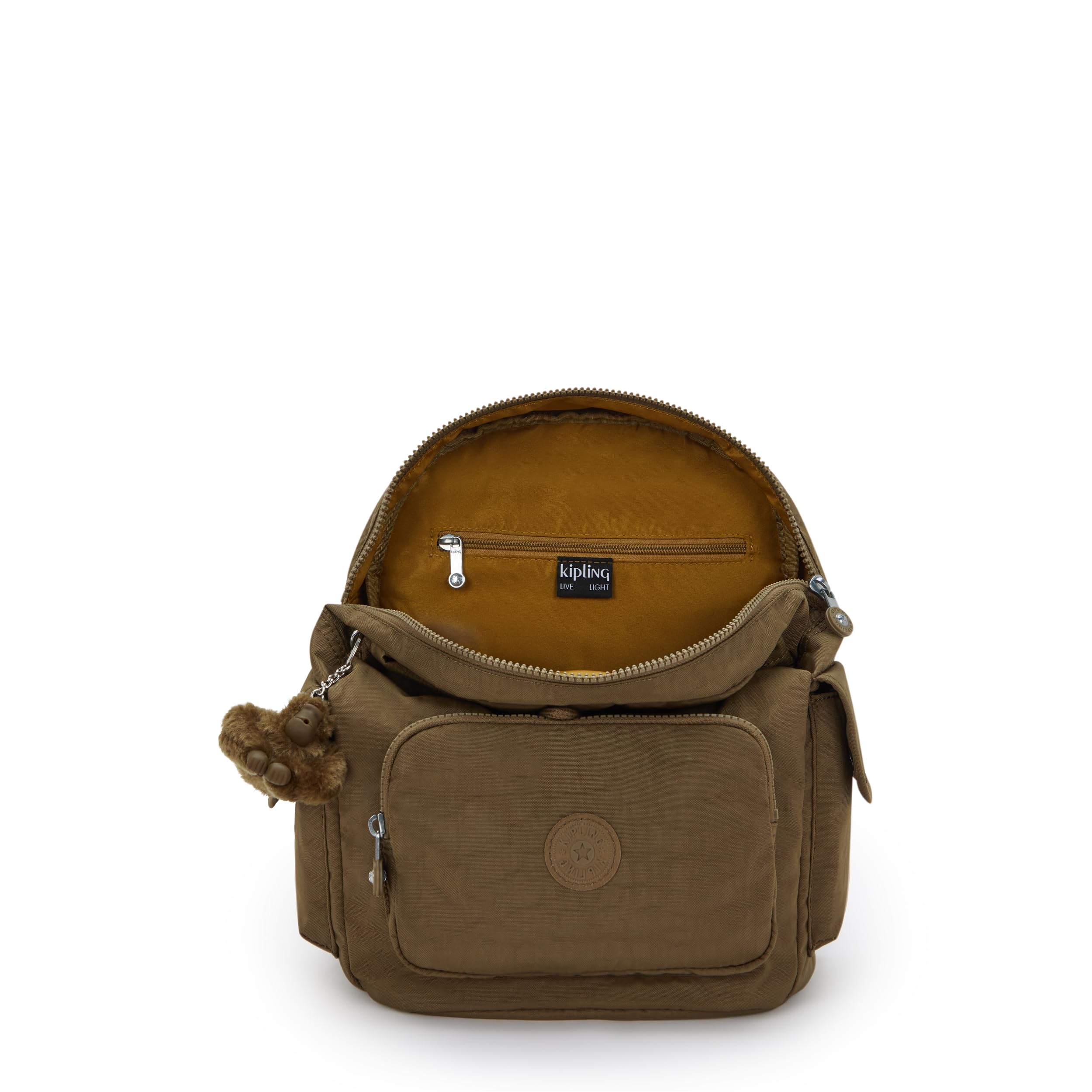 Kipling CITY PACK S Zaino piccolo, Smooth Khaki (Khaki)