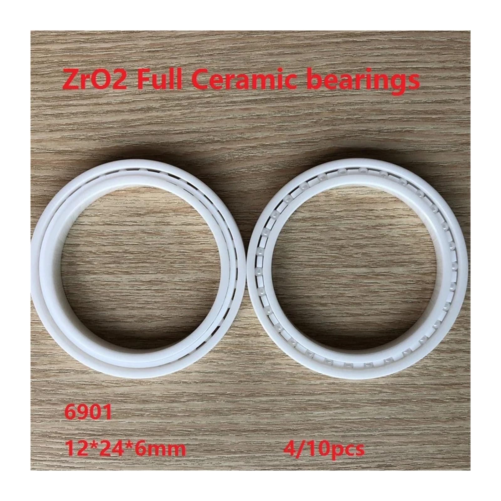 6901 roulements entièrement en céramique résistant haute température 12*24*6mm anti-grippage