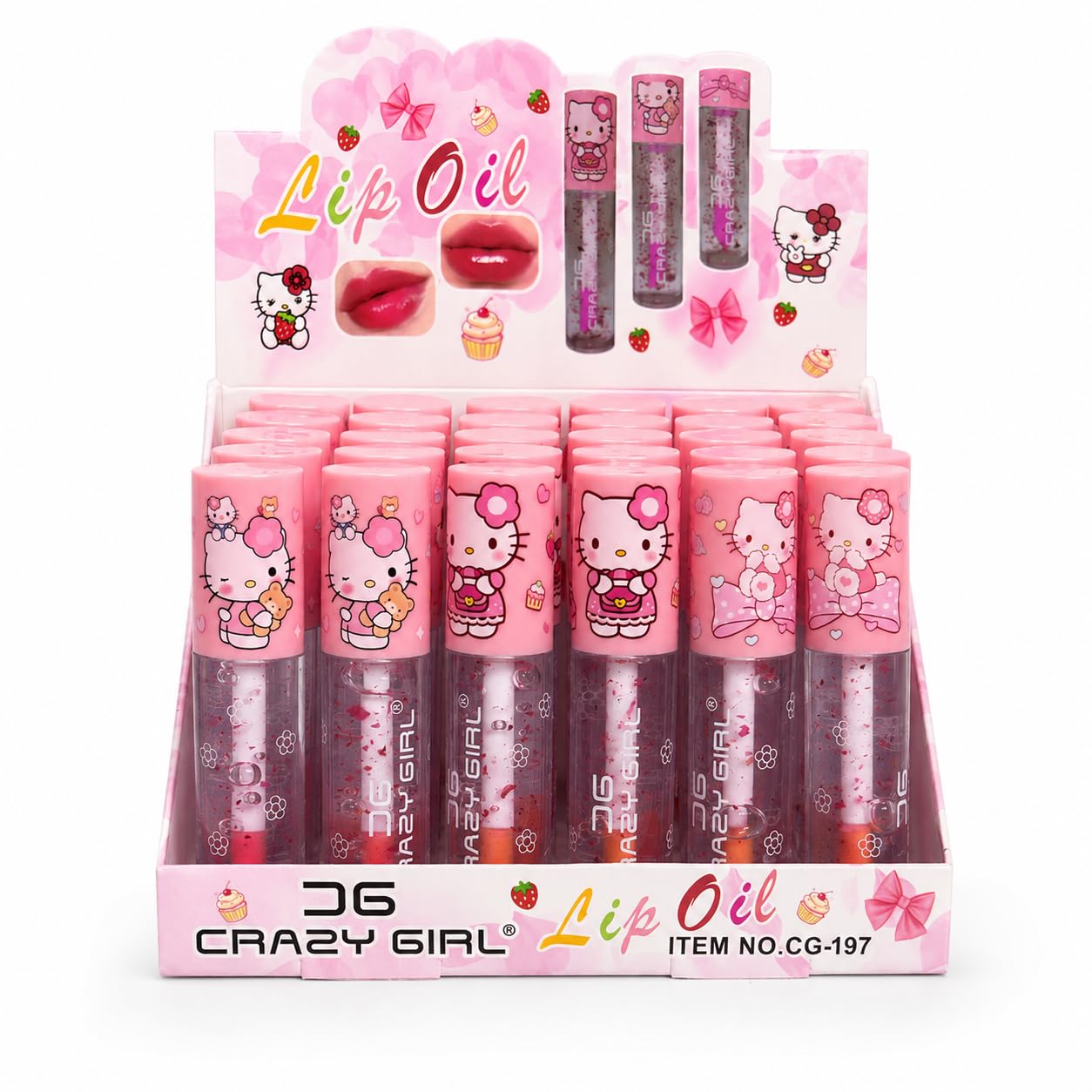 Crazy Girl Lip Oil Random Design 1 Piece, Moisturizing Lip Gloss Oil for Women & Girls, Hydrating Lip Care with Glossy Finish, Cute Cartoon Lip Oil for Soft & Shiny Lips-picture-23