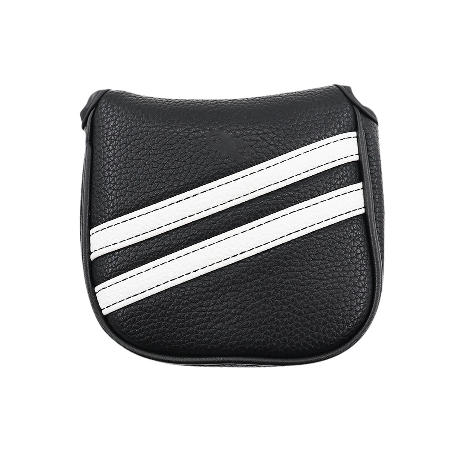 kowaku Golf Mallet Putter Head Cover Golf Putter Protection Stylish Accessories Golf Club Head Cover Golf Mallet Putter Headcover, Black