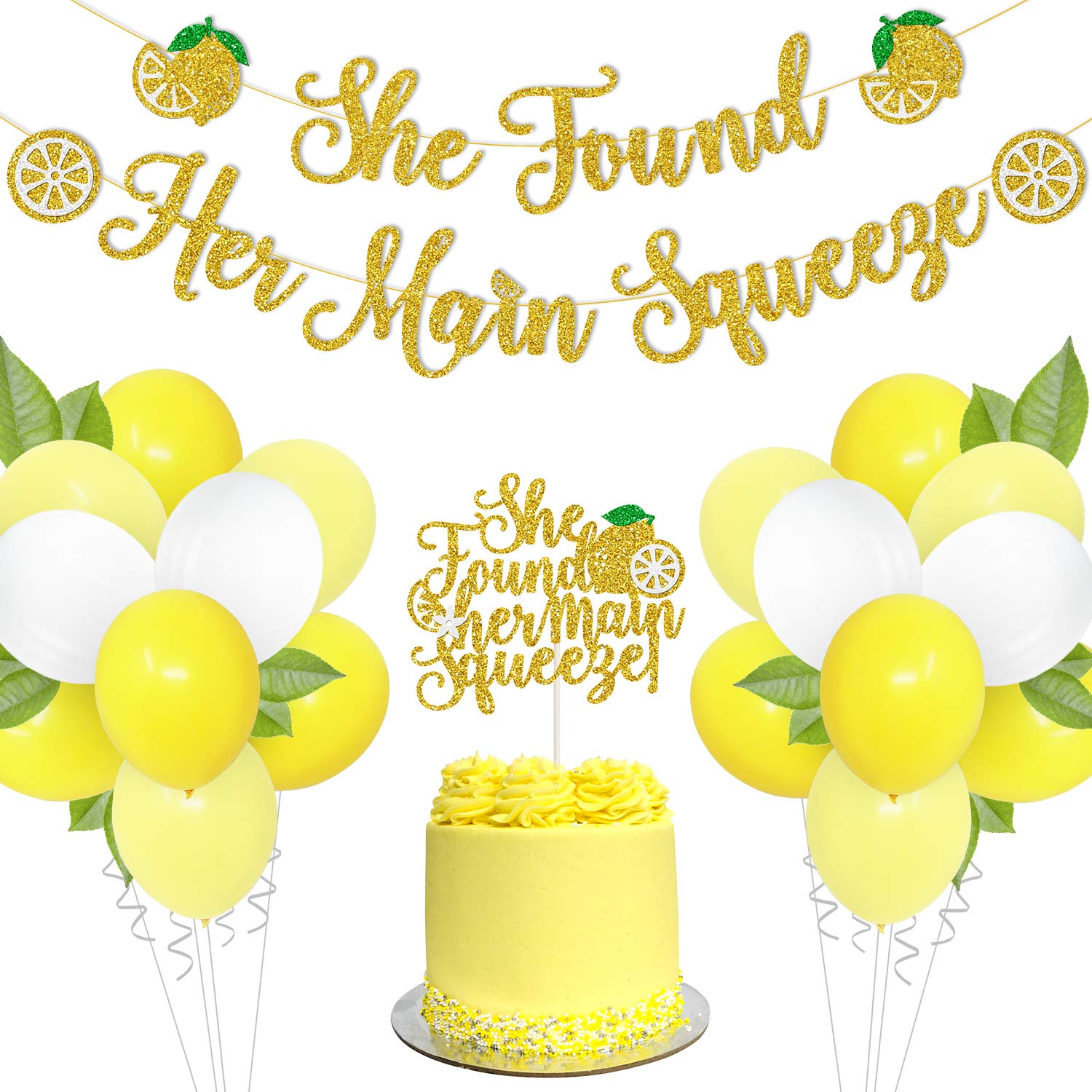 Buy Lemon Bridal Shower Party Decoration Set She Found Her Main Squeeze 