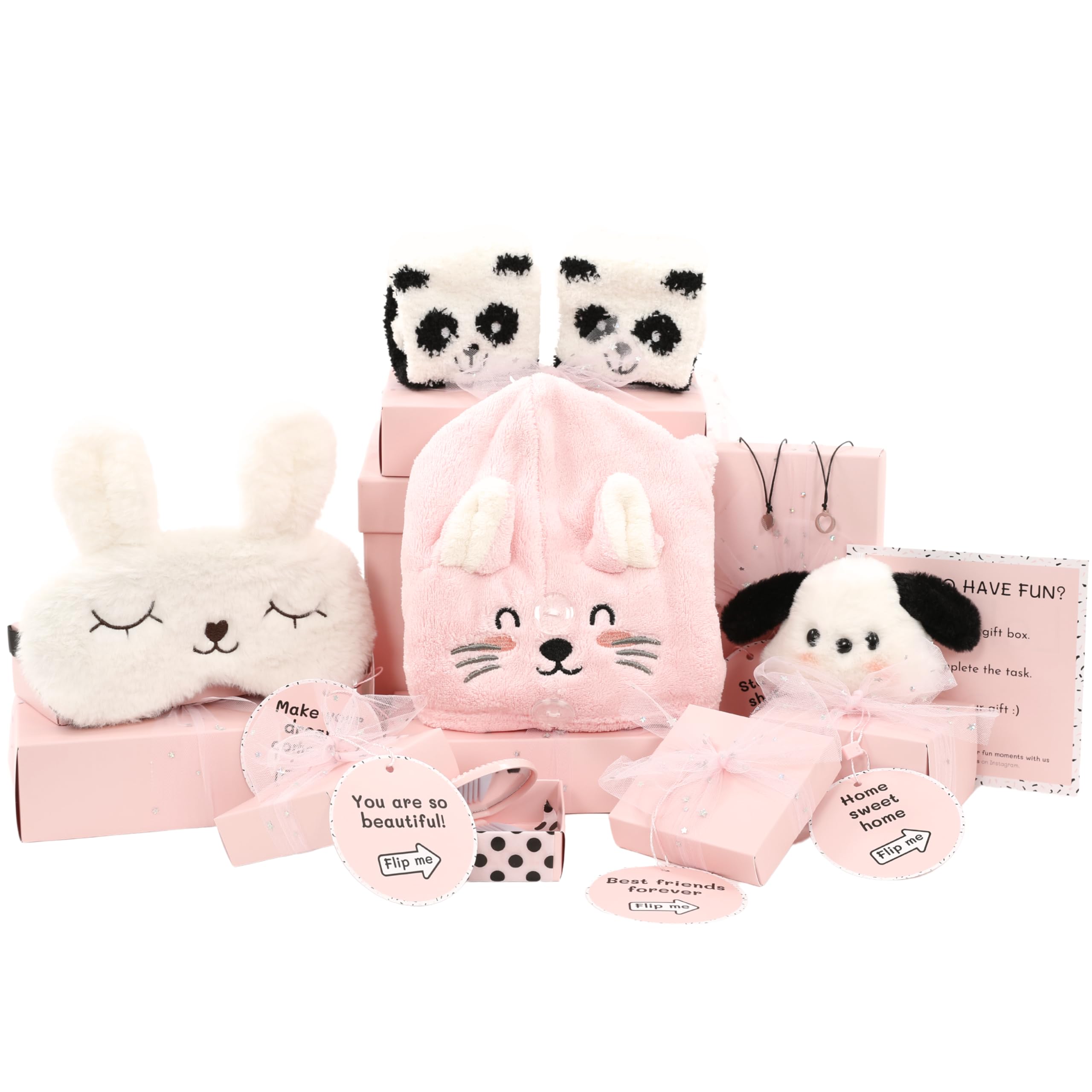 Happy Lolli Birthday Gift for Girls 8 Individually Wrapped Gifts in 1 with 8 Tasks To Motivate & Empower Girls - Ages 7-13