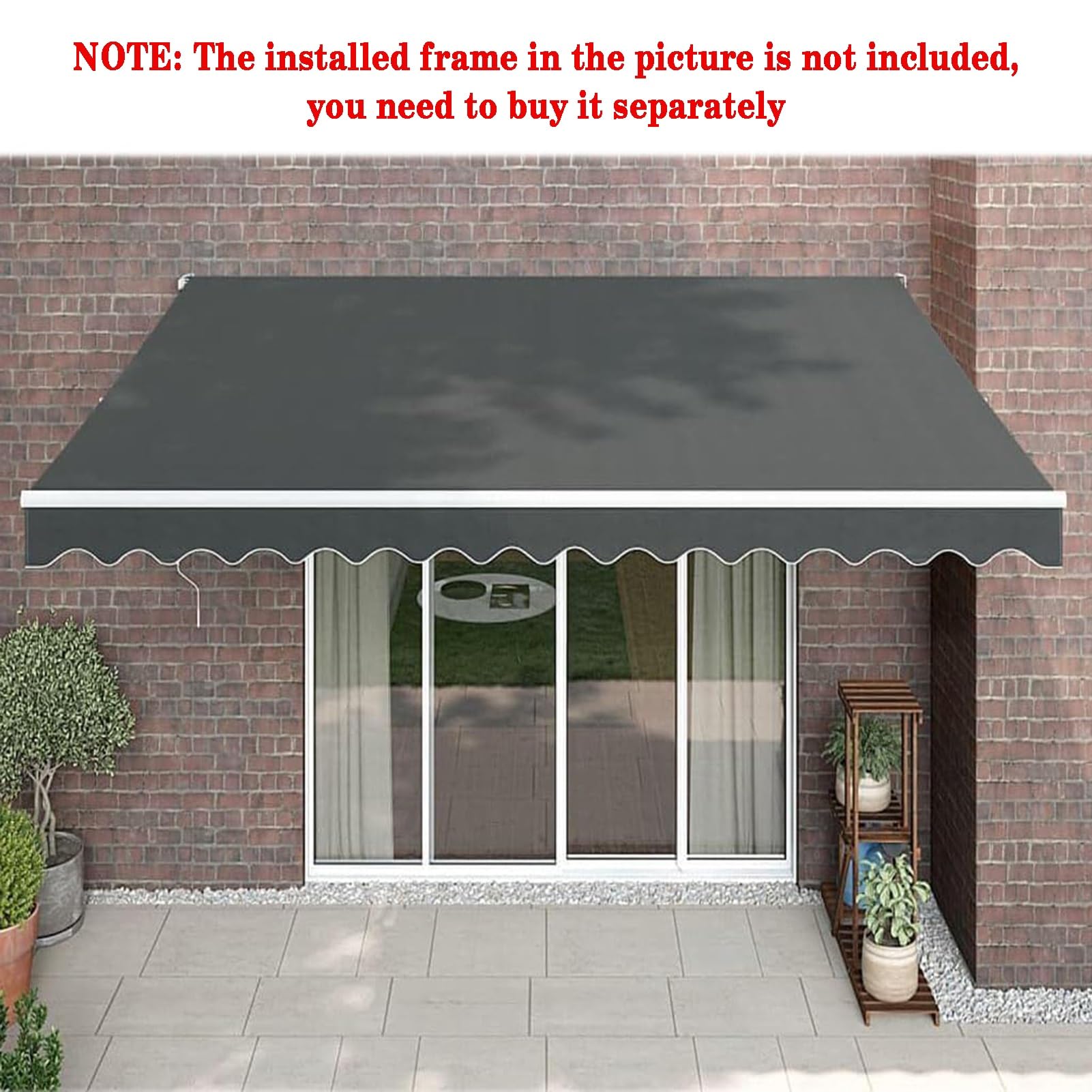 ZFUCMAYL Ersatzstoff for Markisen, Nur Stoff, Ersatzteile for Einziehbare  Markisen, Terrassenberdachung for Autoseitenfenster Und -tren(26.2x8.2ft)  : Amazon.de: Garten