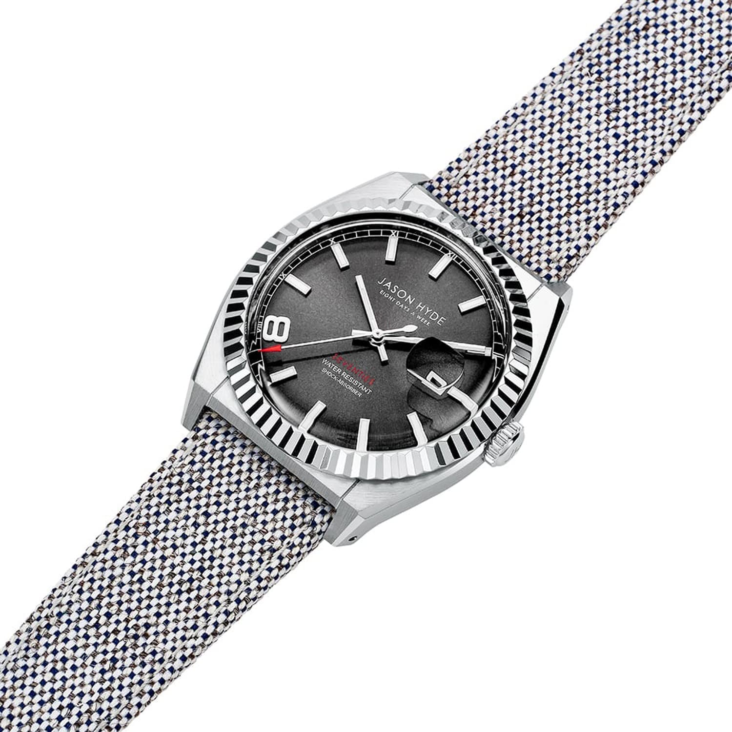 Jason Hyde i have a date orologio Donna Analogico Al quarzo con cinturino in tessuto JH30001