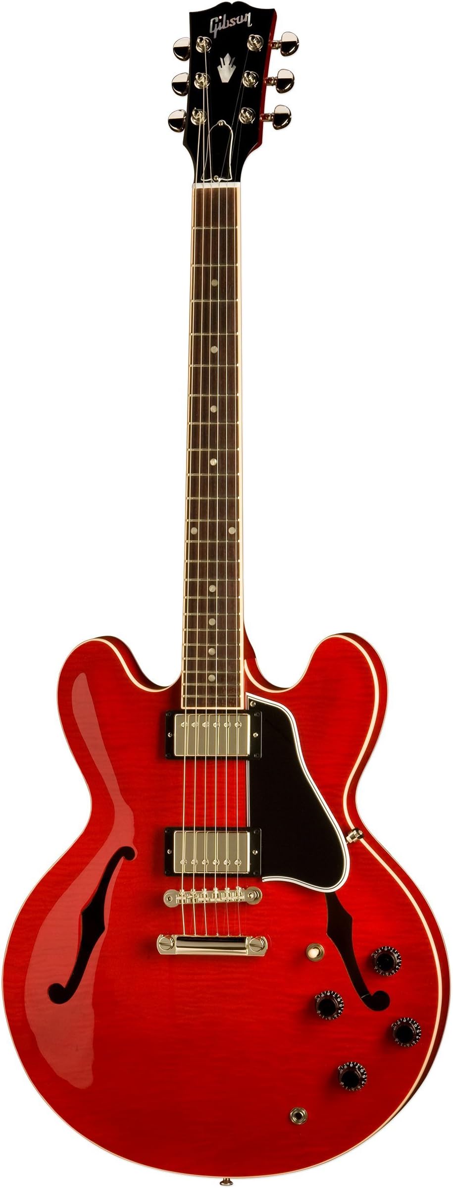 Gibson Custom ES-335 Dot Electric Guitar, Cherry, Figured Maple