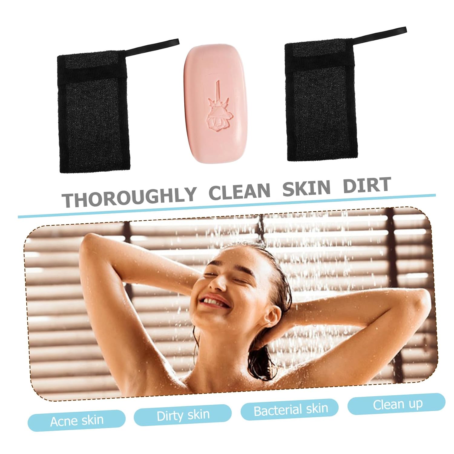 NOLITOY Foaming Soap Saver Pouch 10pcs Exfoliating Mesh Net for Handmade Soap Shower Bath Use Easy to Clean Sturdy