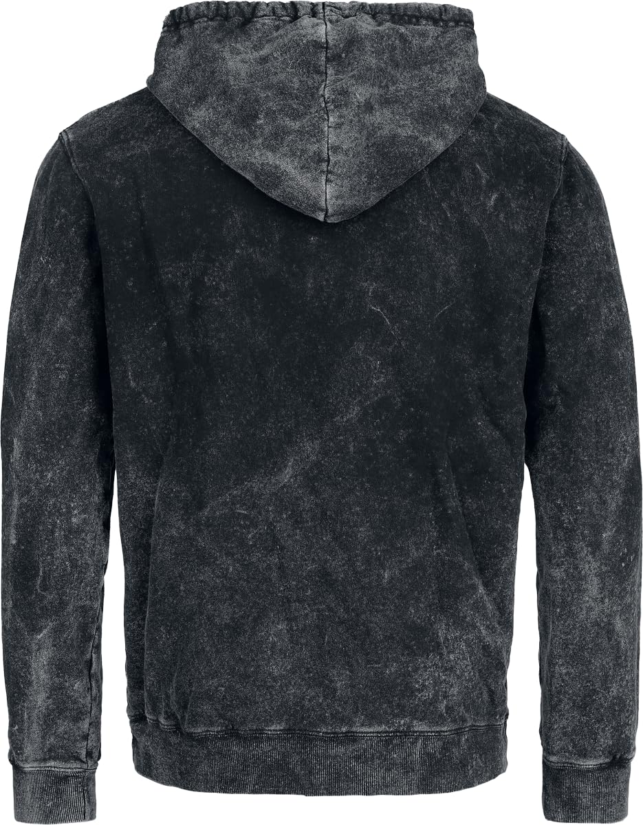Motörhead Chrome Wings Herren Kapuzenpullover Dunkelgrau Regular