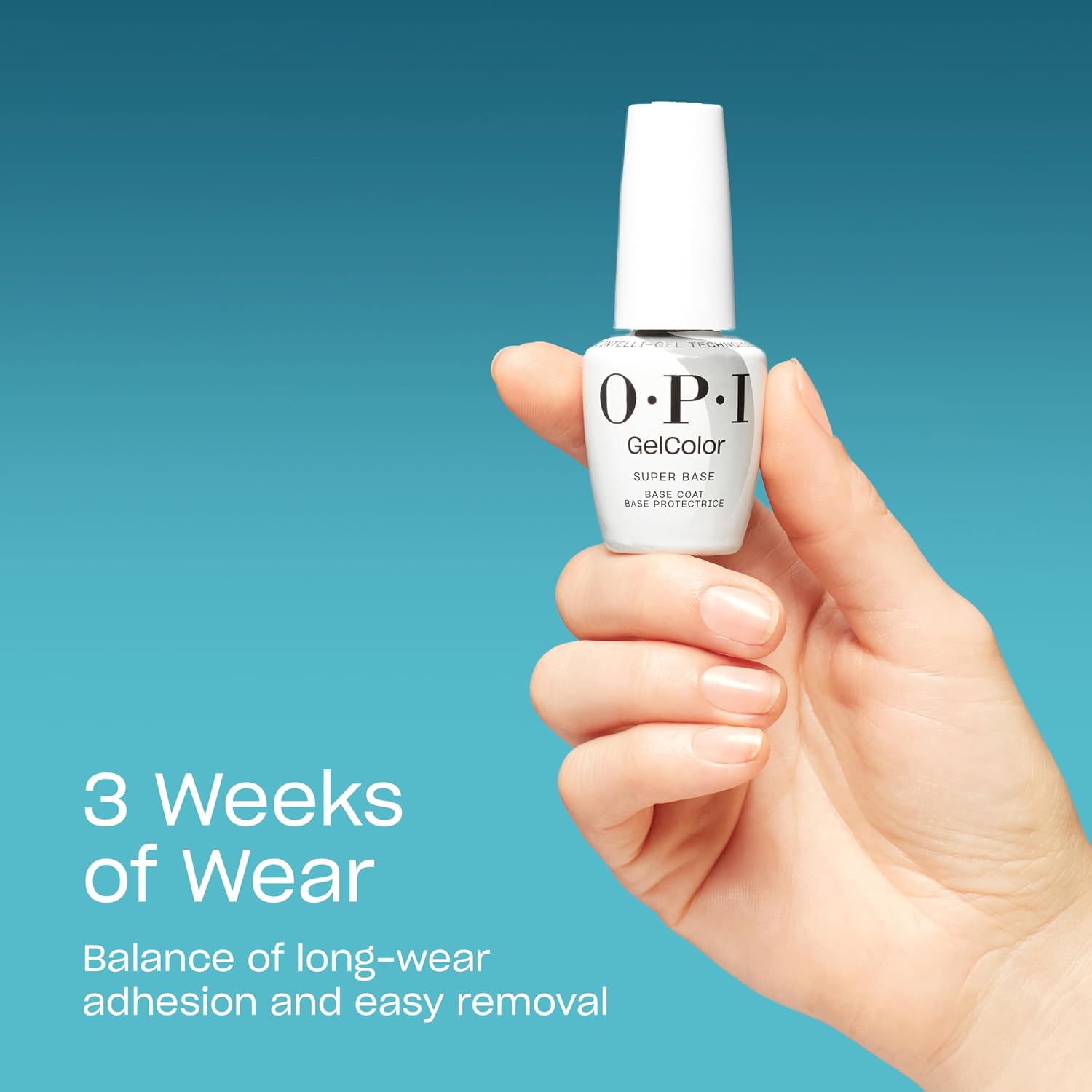 OPI GelColor Base & Top Coats | Strong Adhesion, High Shine & Matte Finish for LED Cure Gel Nail Polish | Protects Color & Nail Art | Prevents Discoloration or Chipping | Vegan & HEMA Free | 0.5 Fl Oz