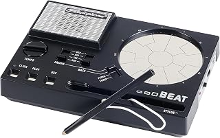 Stylophone Beat: Pocket-Sized Stylus Drum Machine with 4 Drum Kits & 4 Bass Sounds - Portable Beat Maker