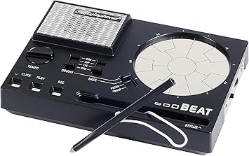 Stylophone Beat - Compact Stylus Drum Machine | 4 Drum Kits & 4 Bass Sounds | Rhythm Machine Beat Maker | Drum Loop Machine