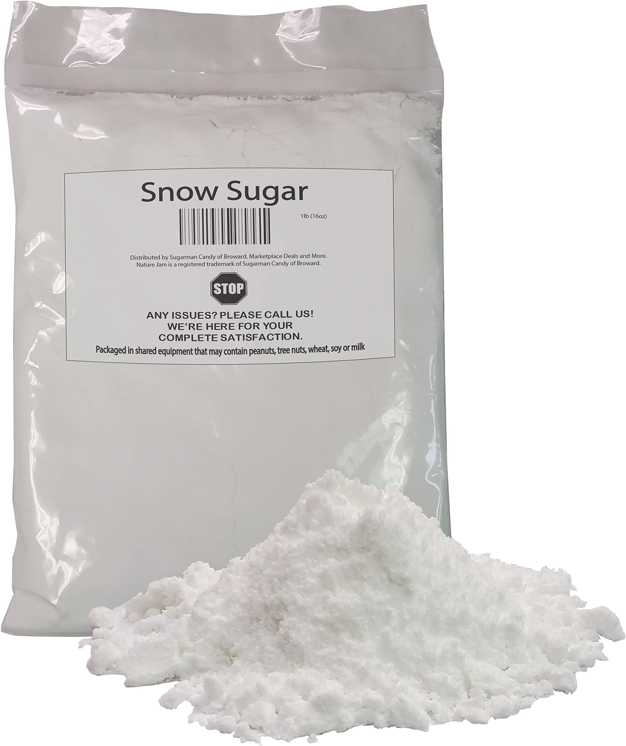 NonMelting Sugar Powder (Snow Sugar, Sucre Neige) (1 oz