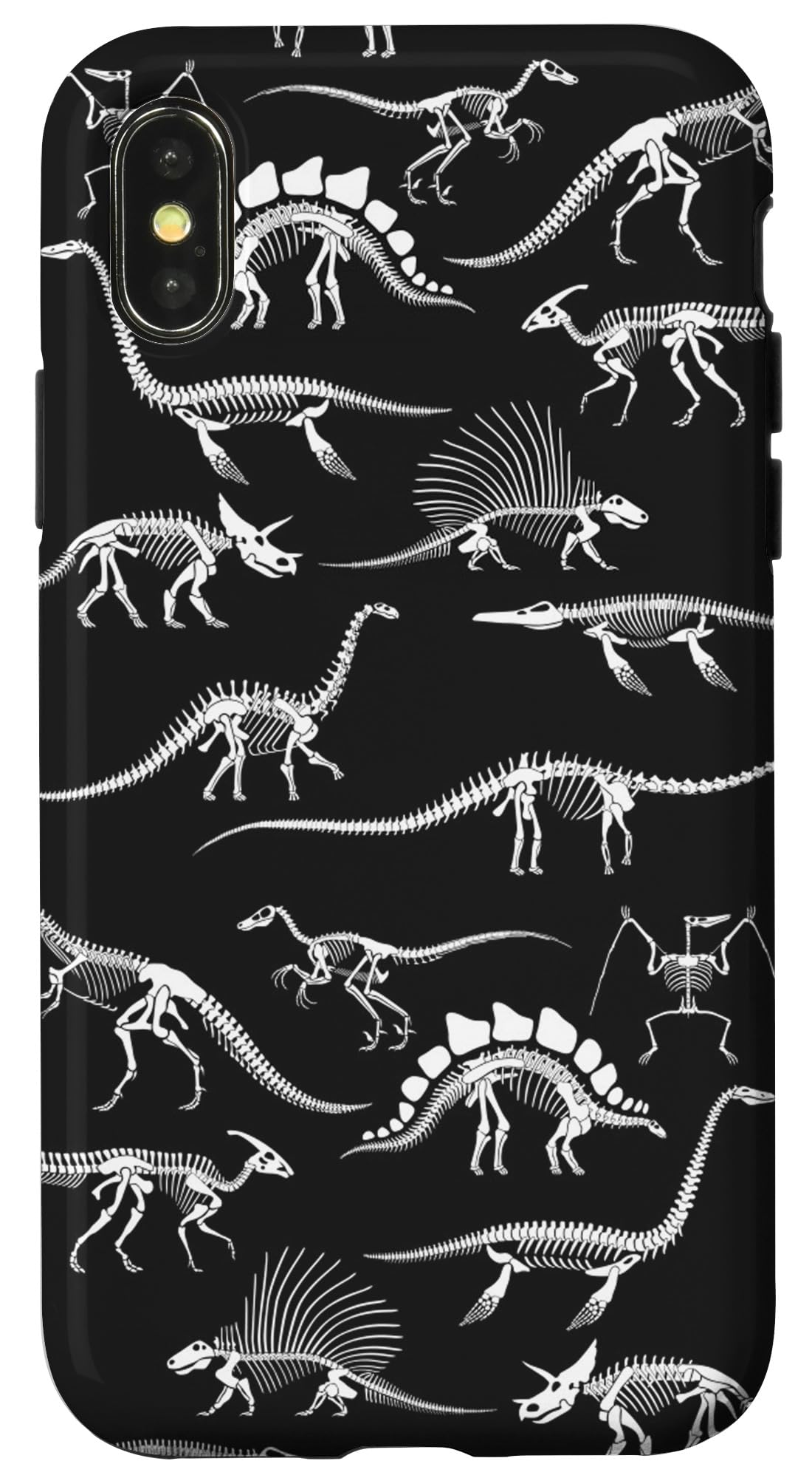 Dinosaur Bones Fossilized Dinos Prehistoric Animals Case for iPhone X/XS