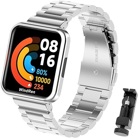Cinturino Metallico Magnetico 22mm Per Xiaomi Redmi Watch 5 Active/5 Lite - Acciaio Inox, Regolabile - Foto 11