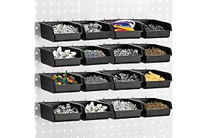 Foraineam Pegboard Bins & Baskets: Ultimate Garage Storage Organization