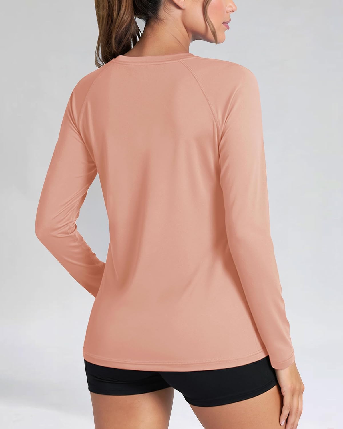 Boladeci Women's Sun Shirts UPF 50+ UV Protection Rash Guard Long Sleeve Swim Shirts Quick Dry Lightweight Workout Tops - Image 2