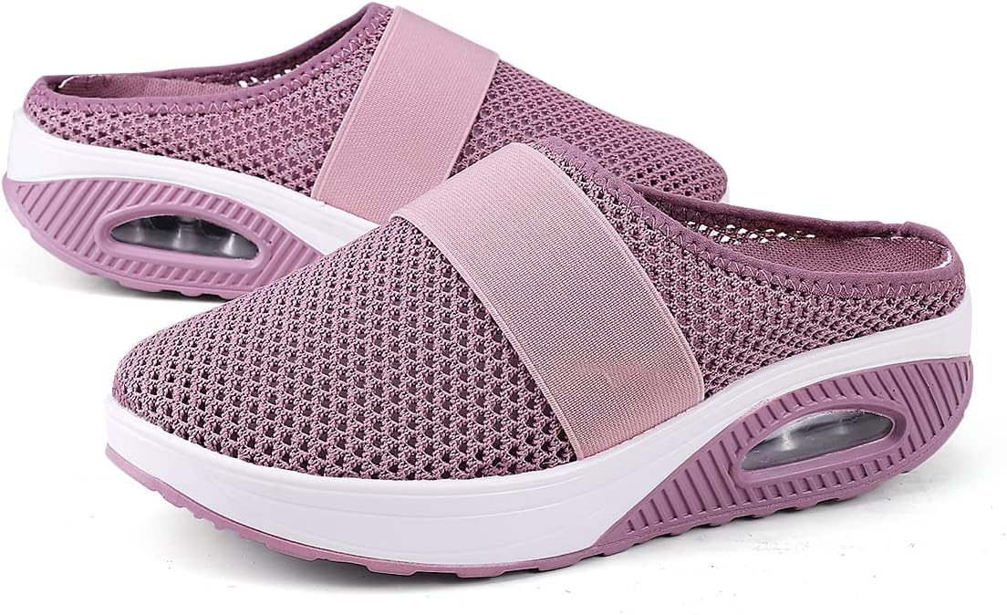 Womens Orthopedic Shoes, Diabetic Shoes for Women, Diabetic Walking Air Cushion Orthopedic Slip-On Shoes, Best Walking Shoes for Women