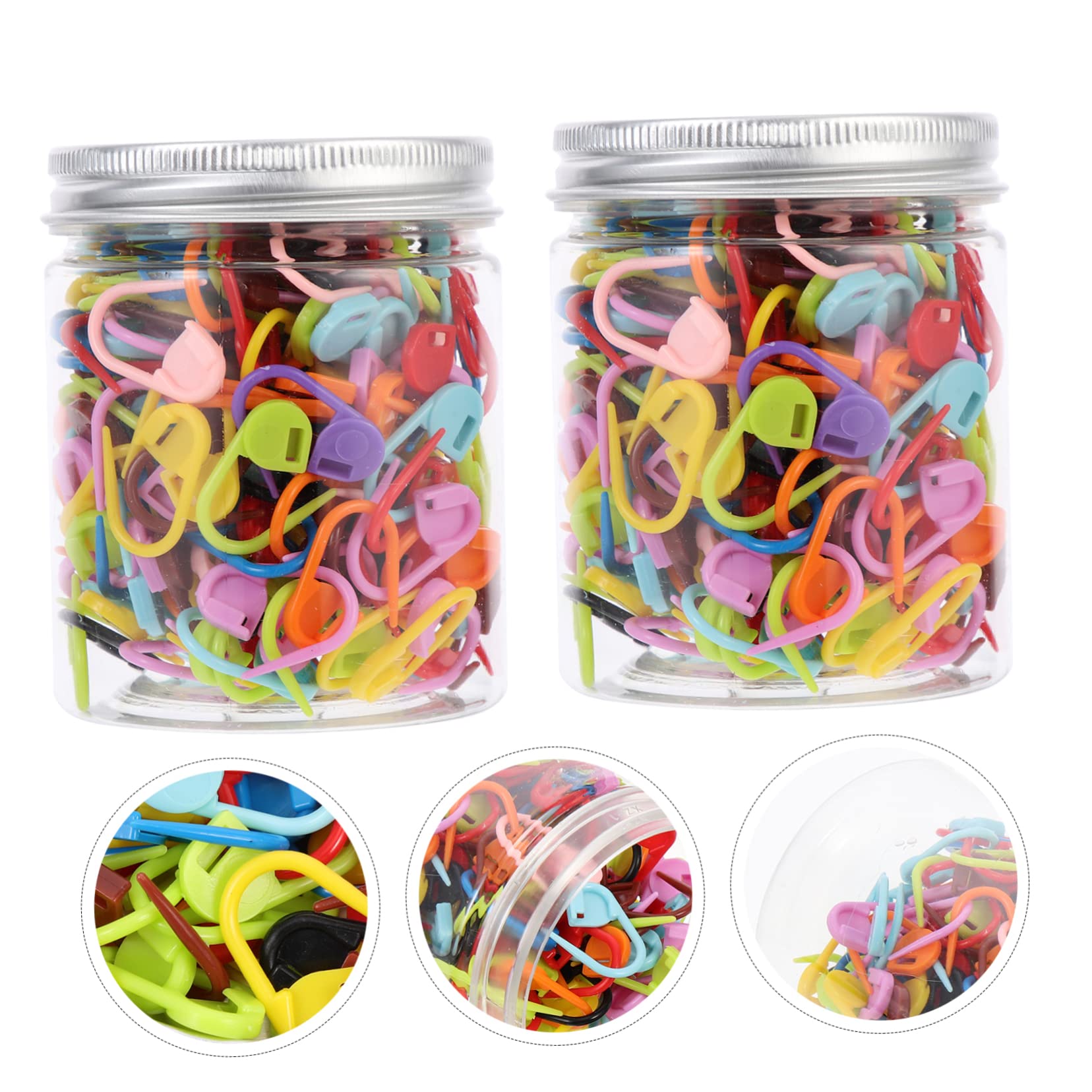 PLAFOPE 2piezas Marcadores De Ganchillo De De Tejer Accesorios Para Manualidades Marcadores De Punto Para Crochet Prácticos y Livianos Para Proyectos