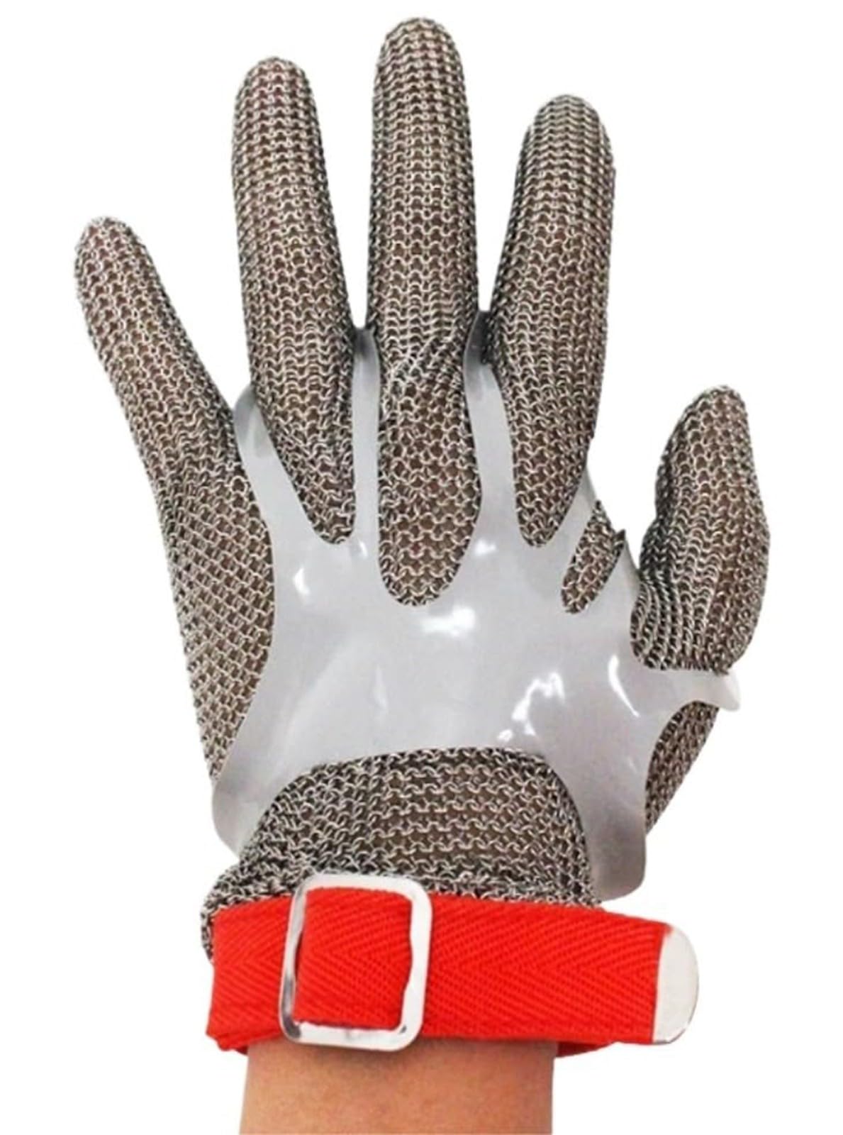 Guantes Anticorte, Anillo De Acero Inoxidable Guantes De Malla Anti Corte Cuchillo Resistente Guante De Carnicero De Cocina Guantes De Seguridad para Tallado De Madera, Carpintería S