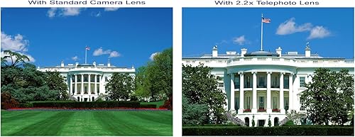 Lente de conversión de teleobjetivo de alto grado 2.2X (2.441 in) para Sony FDR-AX100
