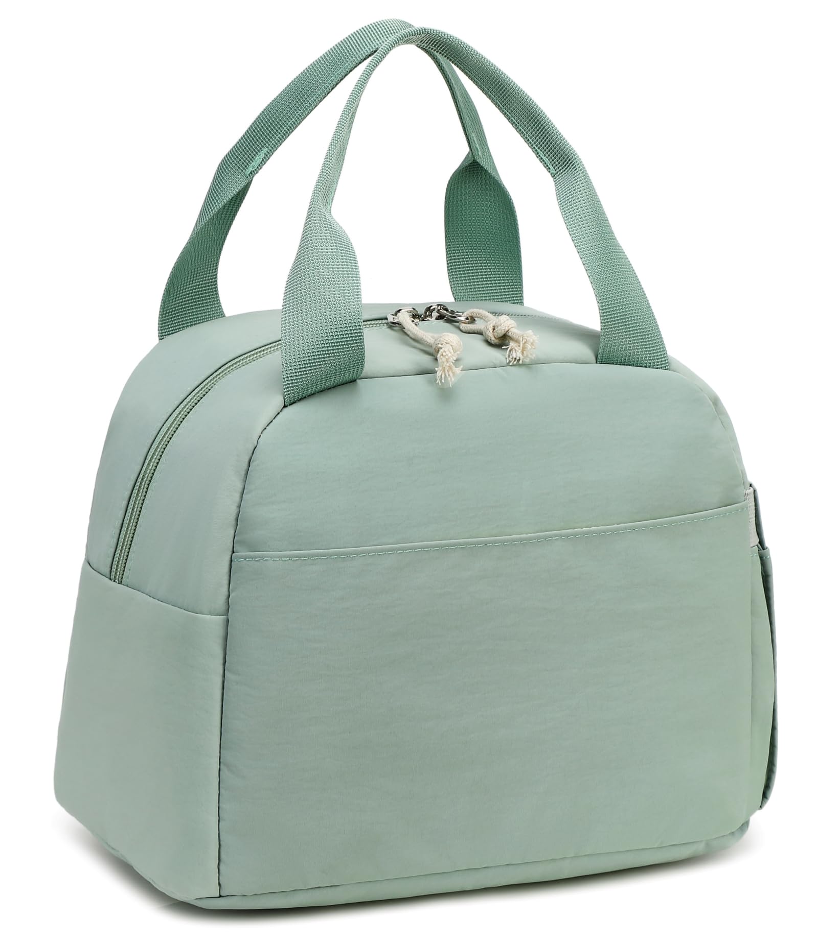 LEDAOULunch Box for Women Insulated Lunch Bag Corduroy Lunch Tote Bags Leakproof Cooler Lunch Case for Travel Work Picnic