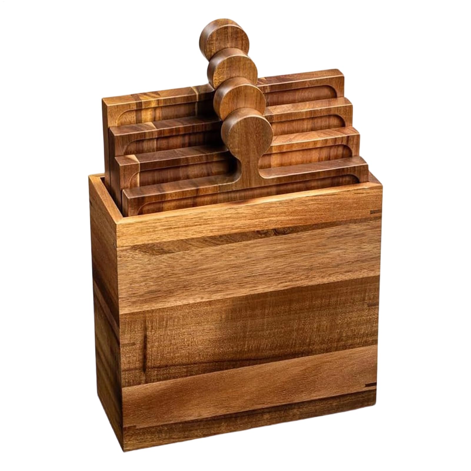 Bandeja De Servicio Presentación Moderna De Madera Tipo Puzzle | Tabla De Quesos De Madera Para Servir para Comida Carne Fruta Snacks Postres Cocina Salon Mesa Buffet