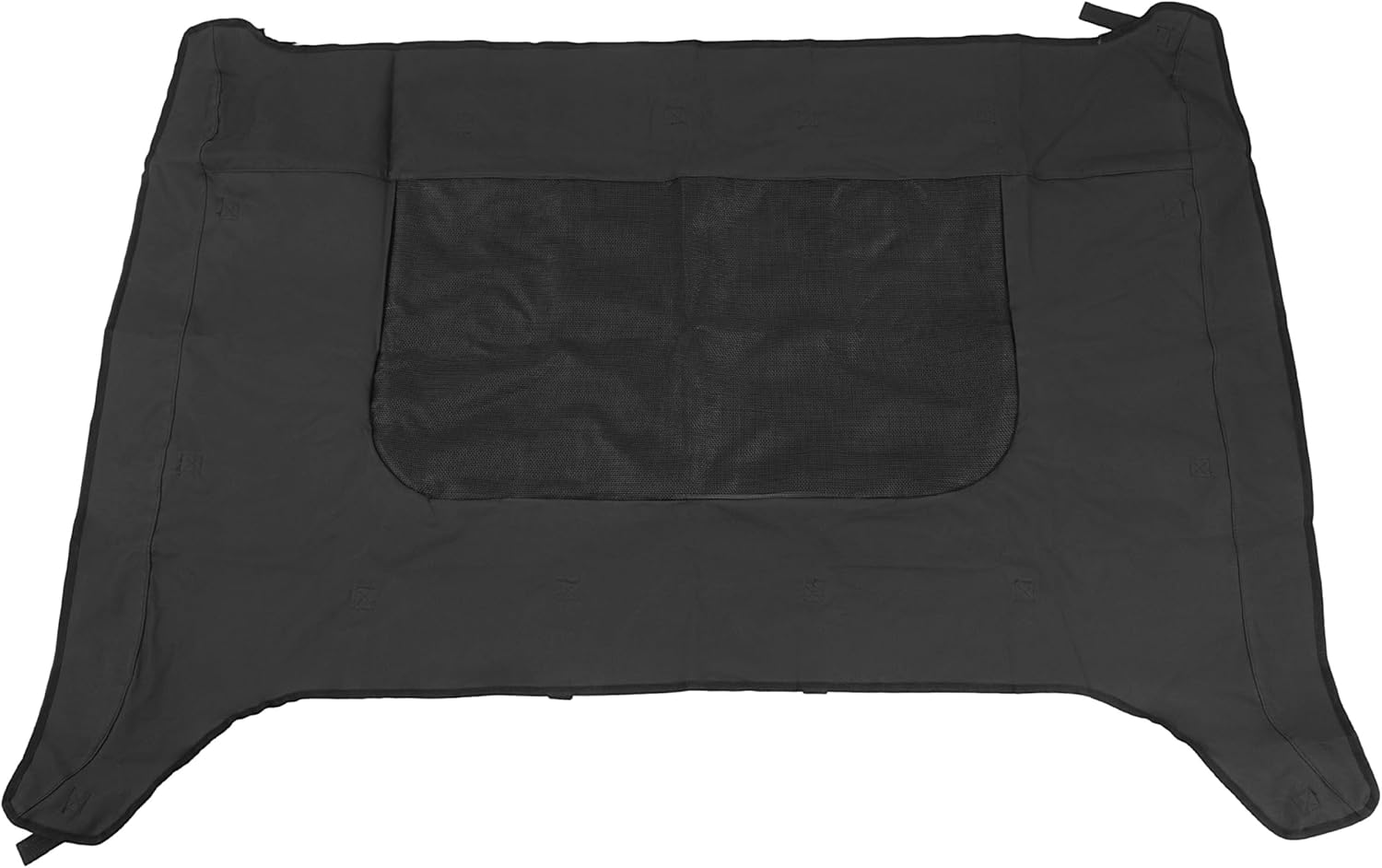 Soft Roof Top w/Zipper Mesh Window Compatible with 2022-2023 CF-Moto Zforce 950 H.O. Sport/EX / 2020-2022 CF-Moto Zforce 950 Sport Roof Top, Soft Top Sunshade Shade Top Plastic Black