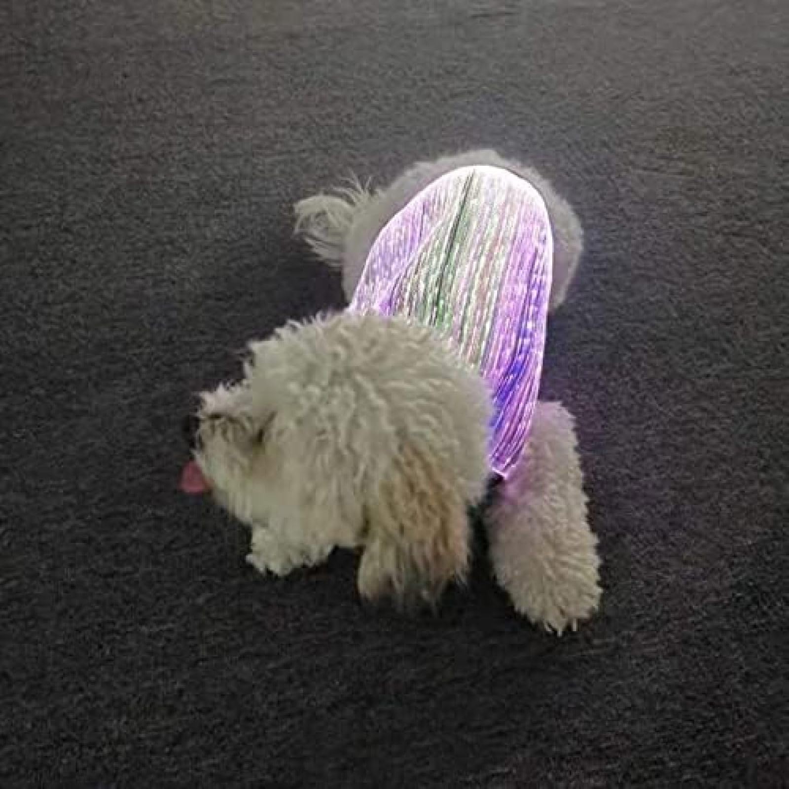 Mascota Perro RGB Ropa Luminosa Colorida, Chaleco Ajustable Arneses Fibra Óptica Ropa para Mascotas Que Brilla Intensamente Arnés para Perros De Fibra Óptica LED Chaleco para Perros Acolchado Suav