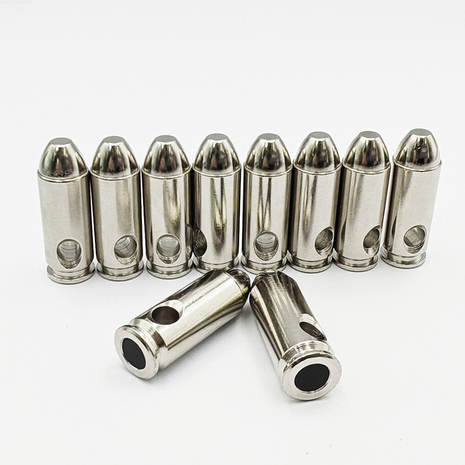 Bayattoo Steel Safety Practice Rounds Action Trainer Dummy Round Dry Fire Training Snap Cap