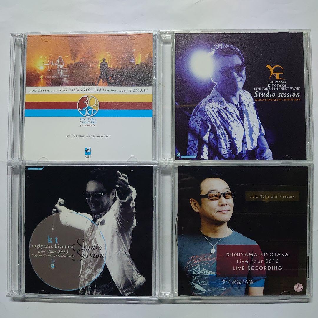 杉山清貴/ライブ会場限定CD　2013年〜2016年　4枚セット　中古品 杉山清貴/ライブ会場限定CD2013年〜2016年4枚セット中古品