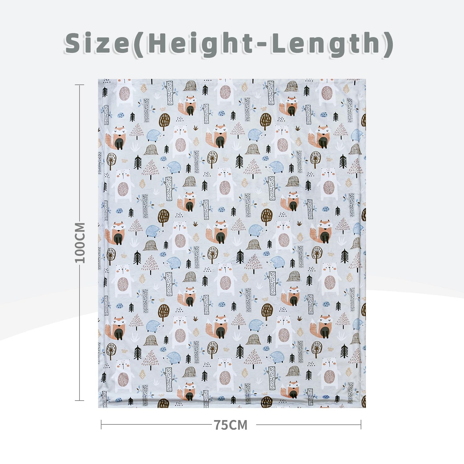 JORNH Baby Blanket for Newborns,New Gifts for Boys Girls Toddlers Super Soft Baby Cot Blanket with Dotted Fleece Backing - Image 3