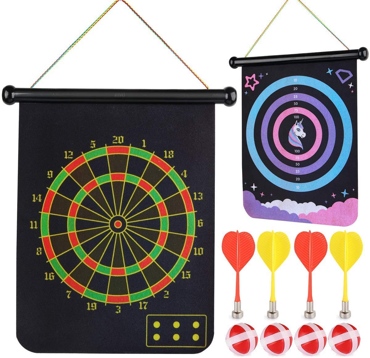 Buy Dart Board Game Set for Kids, Teenagers and Adults Roll