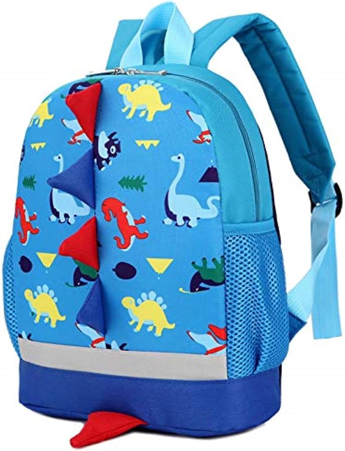 Gavena Zaino per Bambini Zainetto Scuola Bambino Piccolo Zainetti Dinosaur  Asilo Nido Bambino 1-6 Anni（Cielo blu, Dinosaur : Amazon.it: Valigeria
