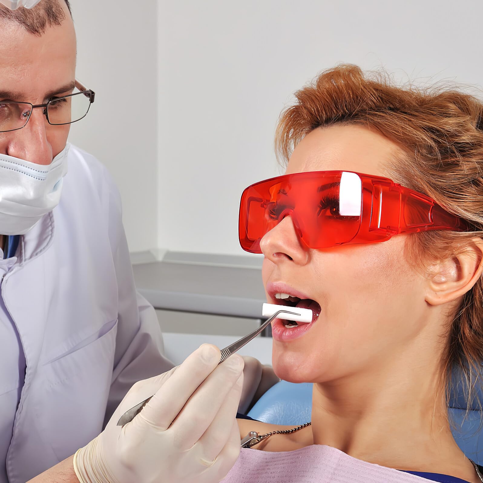 Tiras de Algodón Dental 5 Piezas 8x38mm Ligeras y Resistentes | Alta Absorción Hemostática, Uso en Lavado Bucal, Hogar y Clínicas Dentales, Ligero y No se Rompe Fácilmente