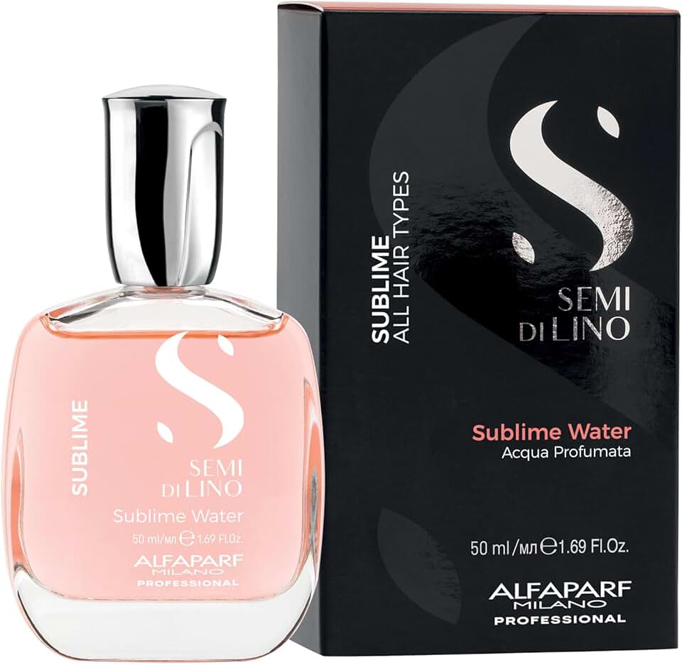 Alfaparf Milano Semi Di Lino Sublime Water - Água perfumada para cabelo e corpo – Para todos os tipos de cabelos 50ml