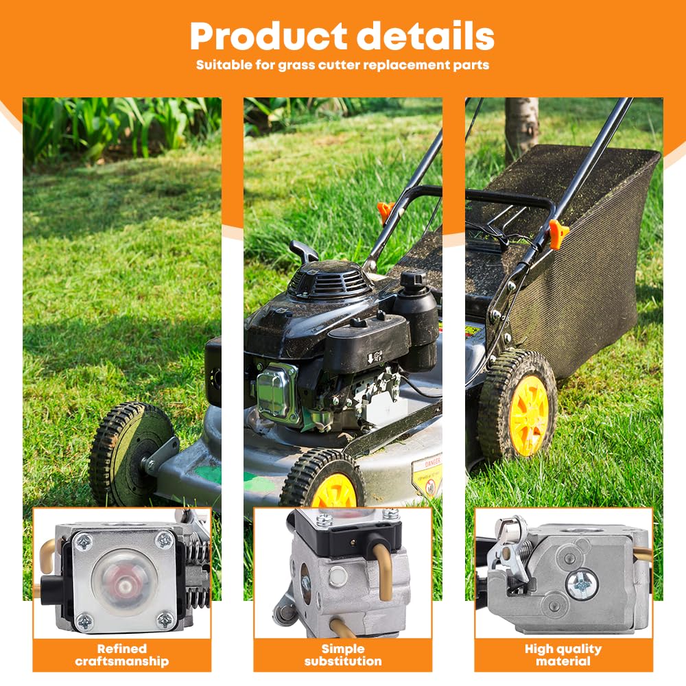 Carburador compatible con FS75 FS85 FS80 HS75 HS80 HS85 HL75 HT70 HT75 FH75 HS80 FC75 FC85 KM80 KM85 con juntas filtro de aire Bujía