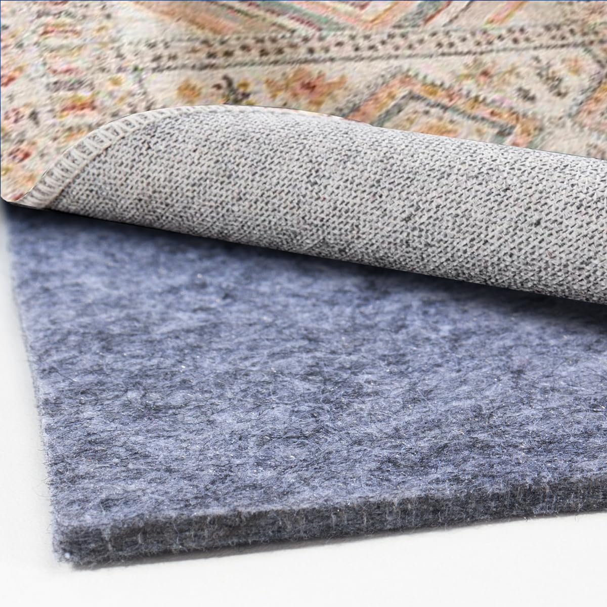 Extra Large Area Rug Liner, 9x12 Foot Thick Felt Pad for All Floors, Keeps Rugs Softly and Securely in Place 9' x 12'