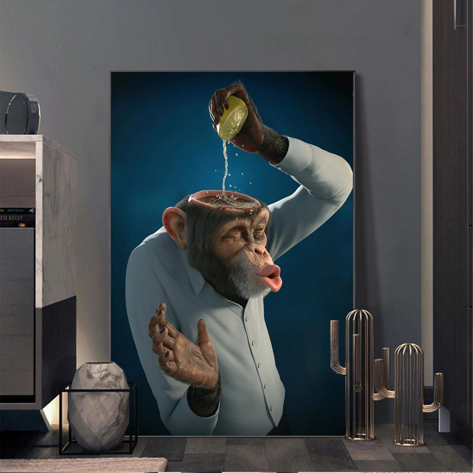 猿のキャラクターアートパネル ポスター 607mm✖️607mm 猿のキャラクターアートパネル ポスター 607mm×607mm 猿のキャラクター