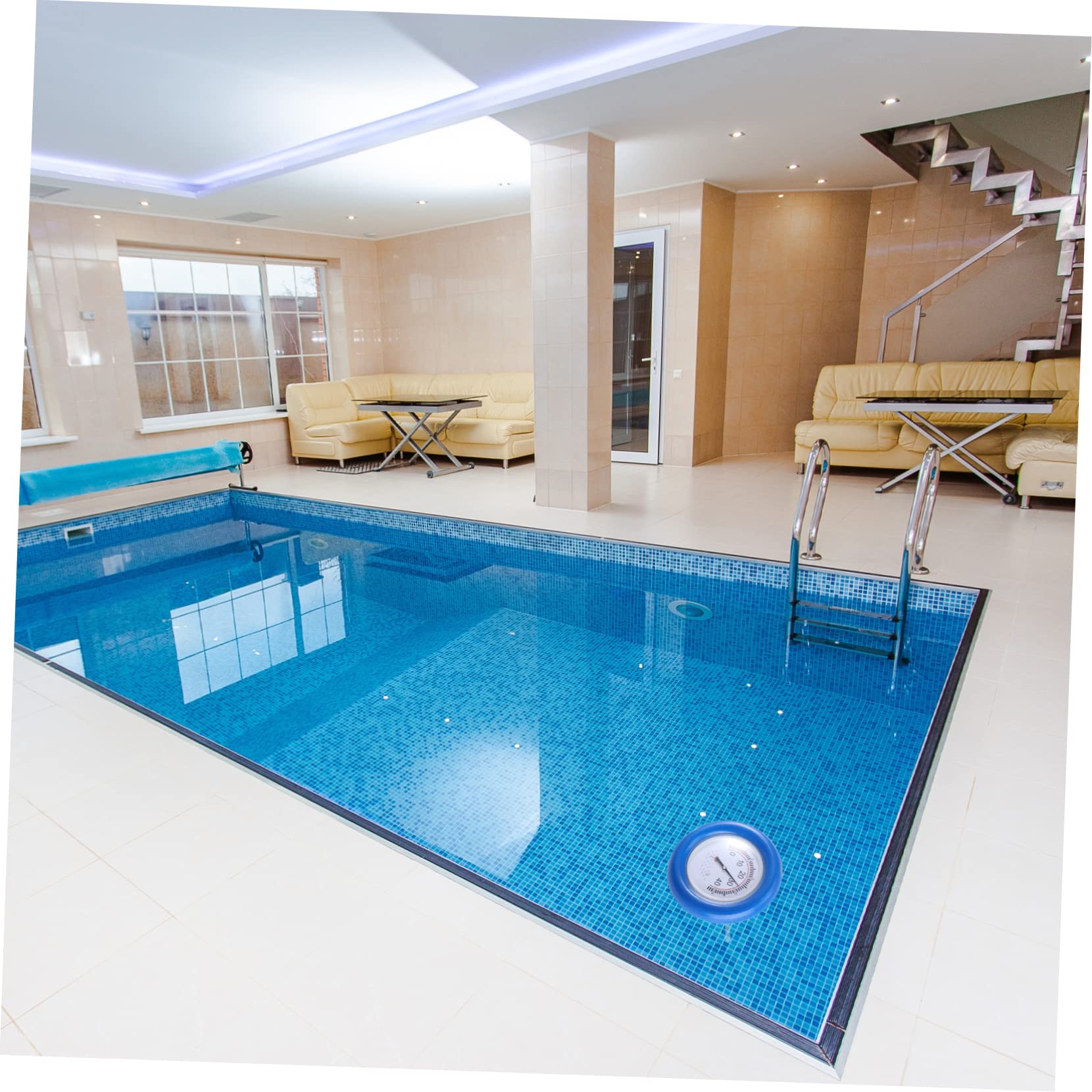 ibasenice 1pezzi Termometro Subacqueo Per Acqua Della Piscina Misuratore Di Temperatura Galleggiante Monitor Per Vasca Da Bagno