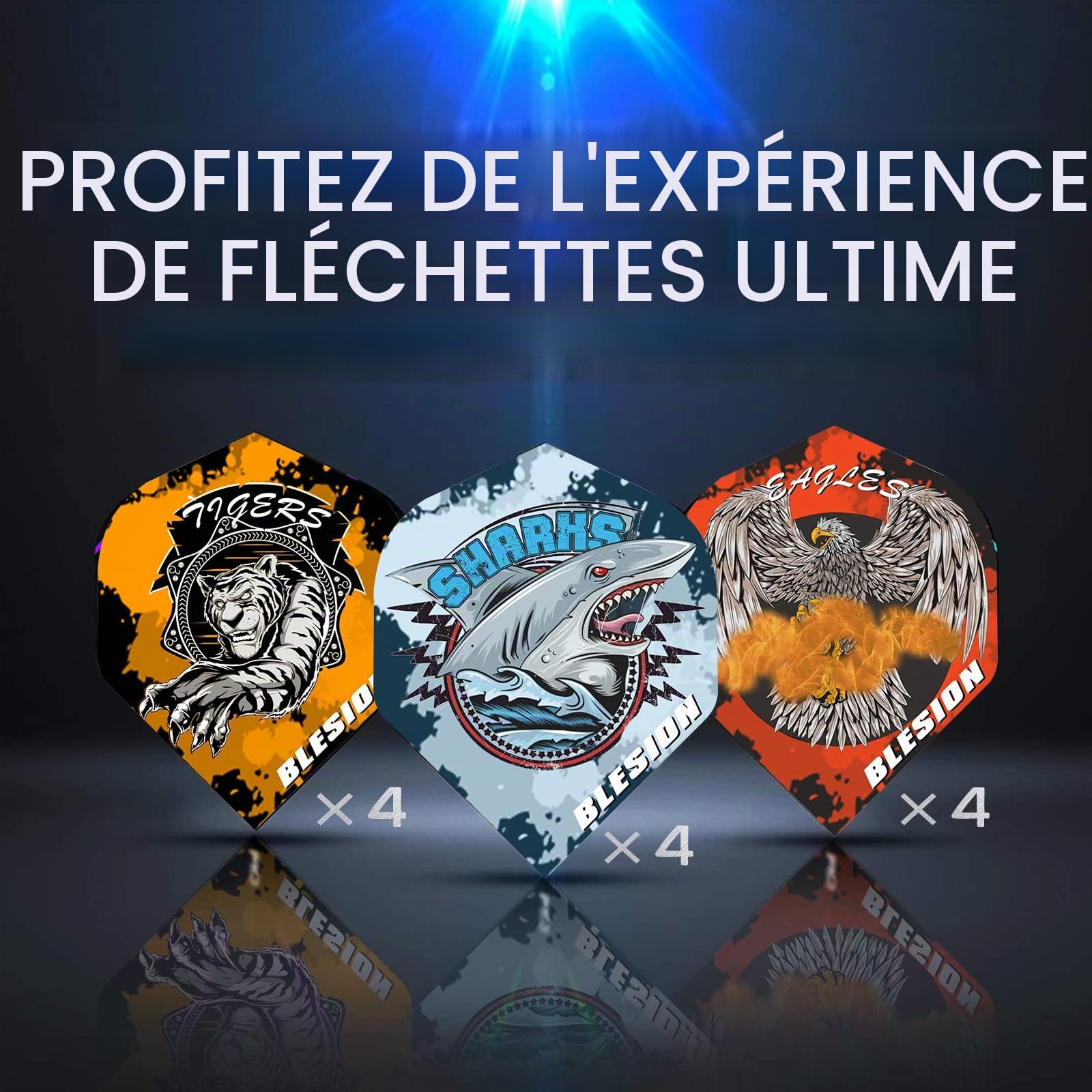Cible de fléchettes électronique avec 12 fléchettes électroniques électroniques - Cible de fléchettes électronique