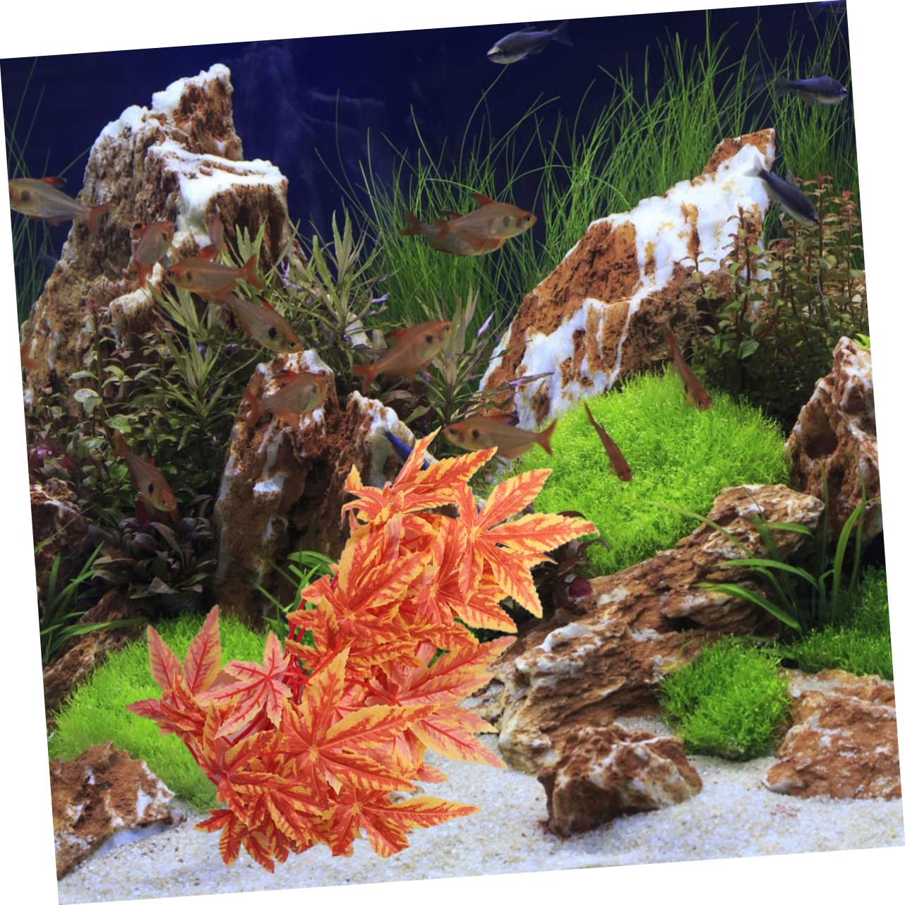 SUPVOX 2 Set Piante Acquatiche Artificiali Acquatico Pianta Impostore Pescare Dell'acquario Decorazione Acquario 2 Pezzi * 2